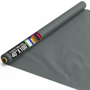 40 In. x 100 Ft. Silver Table Roll