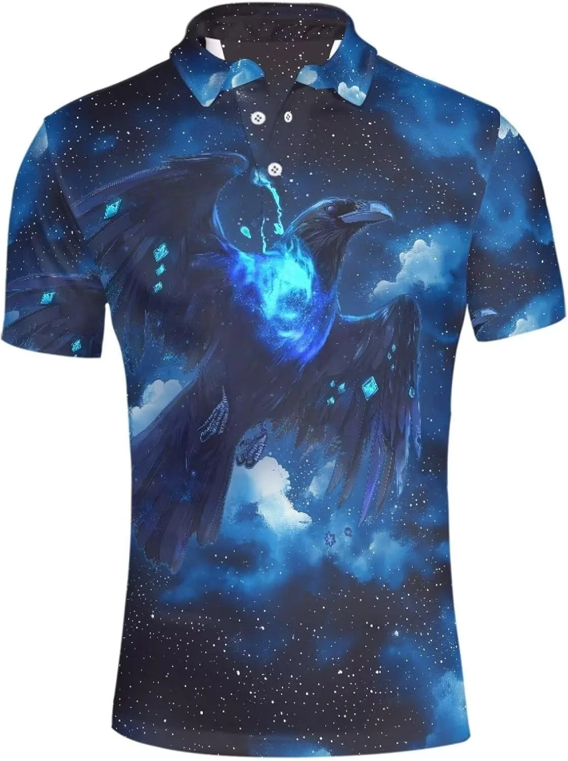 AFPANQZ Shirts for Mens Casual T-Shirts Graphic Short Sleeves Tees Button Up Casual Summer Slim Fit