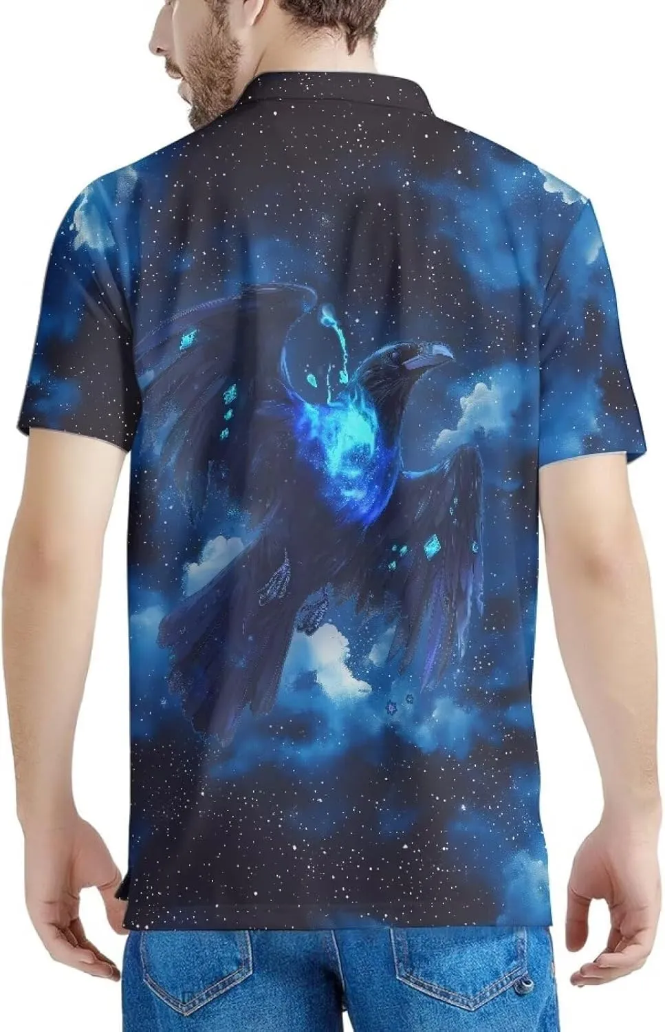 AFPANQZ Shirts for Mens Casual T-Shirts Graphic Short Sleeves Tees Button Up Casual Summer Slim Fit