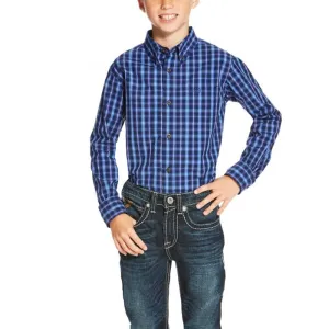 Ariat Boys Pro Series Owensville LS Performance Shirt