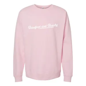 Barefoot and Beachy Crewneck Sweatshirt