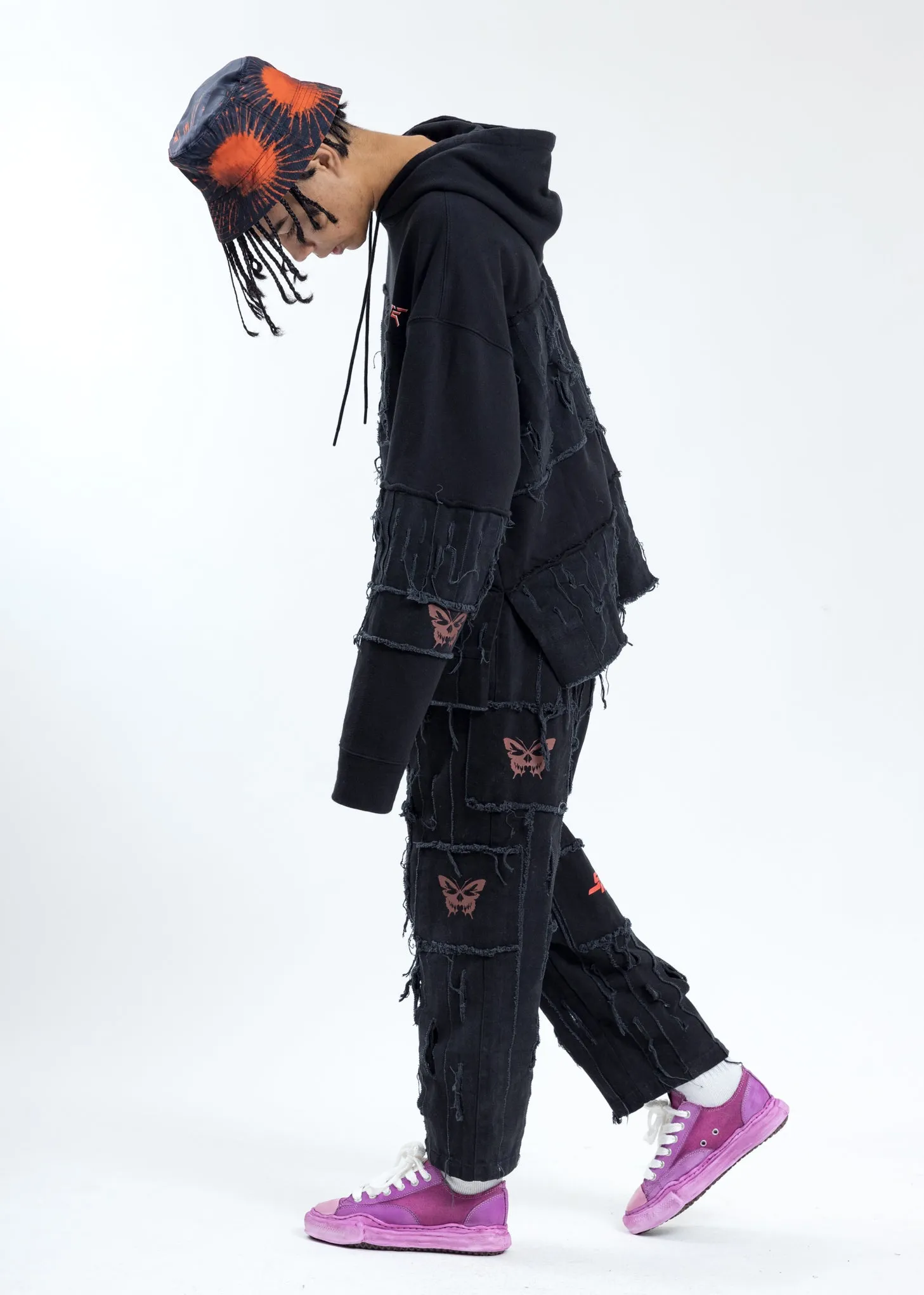 Black Butterfly Pants