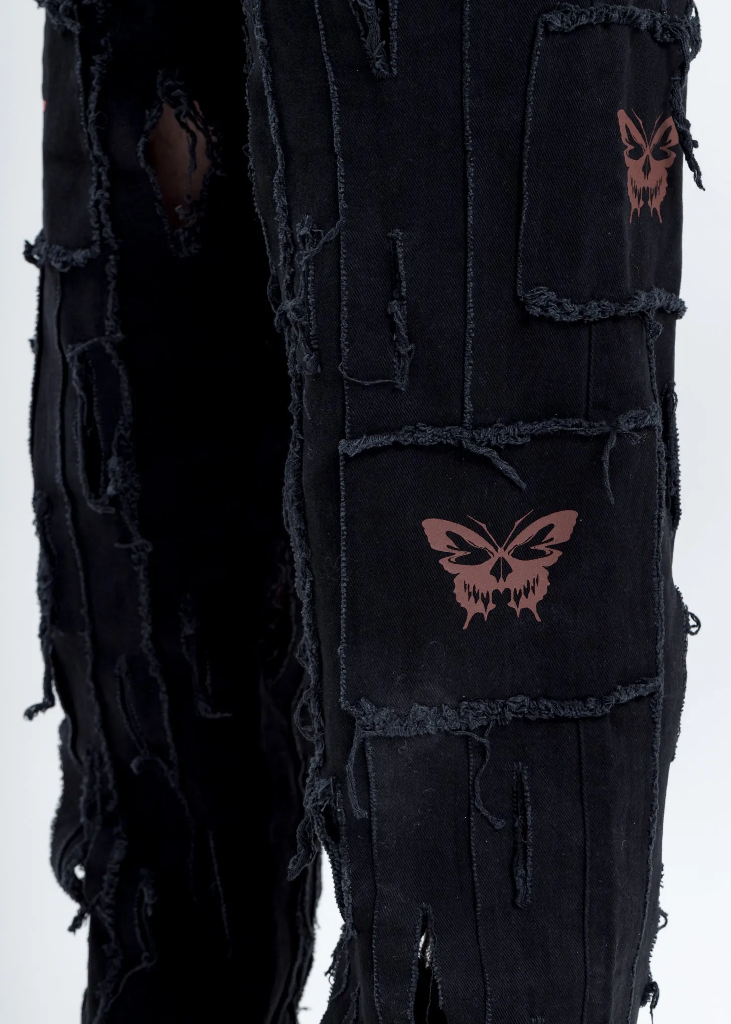 Black Butterfly Pants