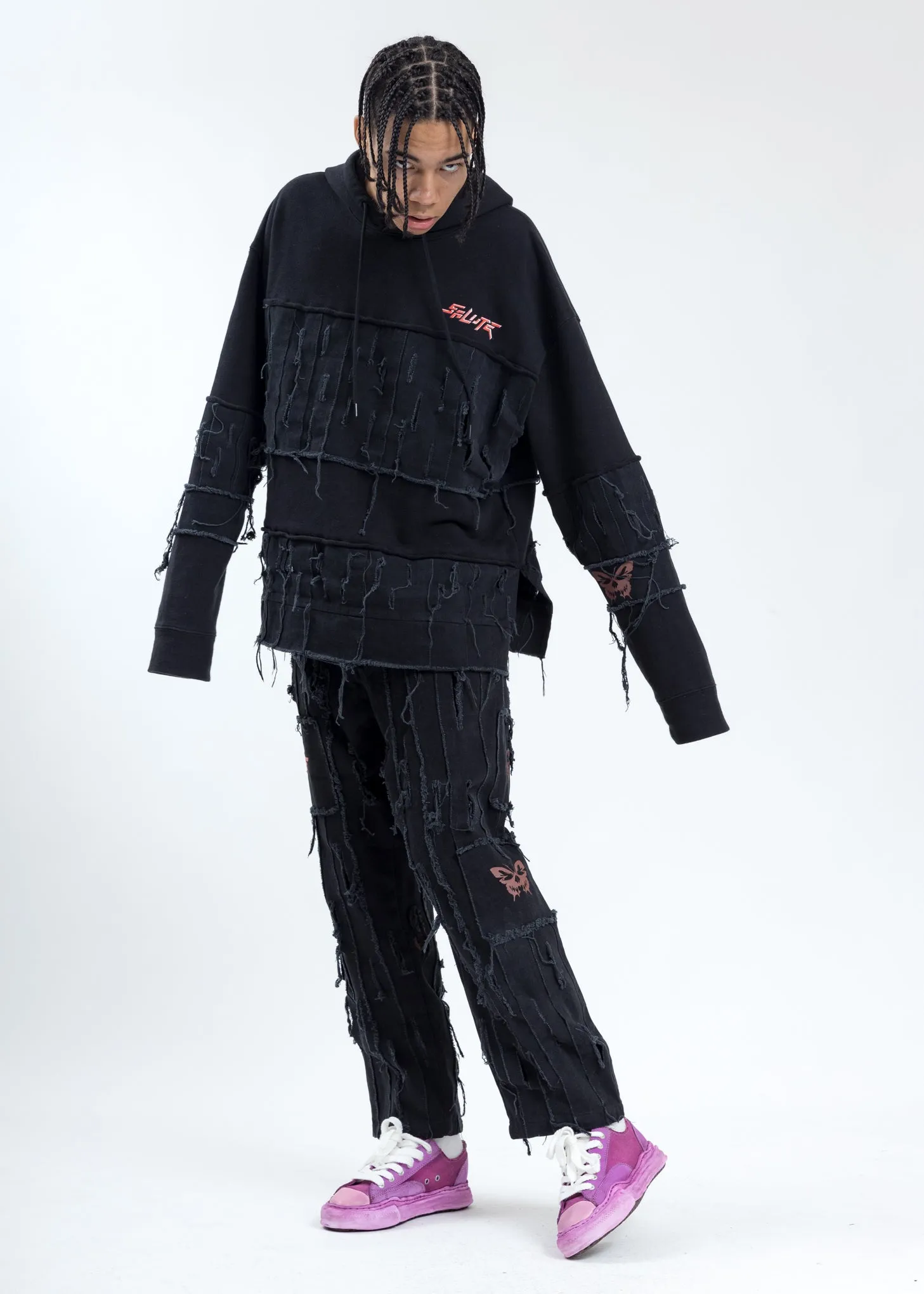 Black Butterfly Pants