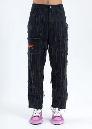 Black Butterfly Pants