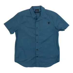 Black Diamond Button Up Short Sleeve Top - Men's