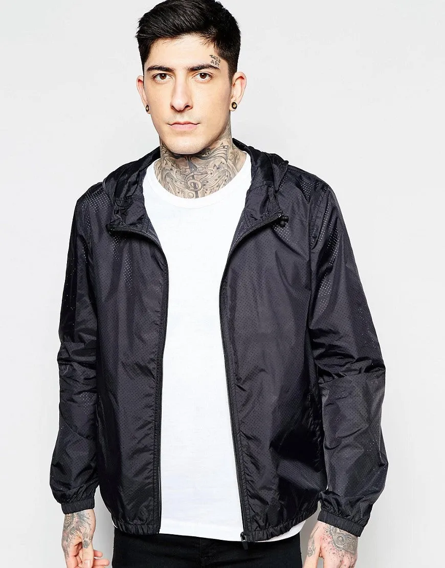 Brave Soul Lightweight Perforated Wind Cheater Jacket