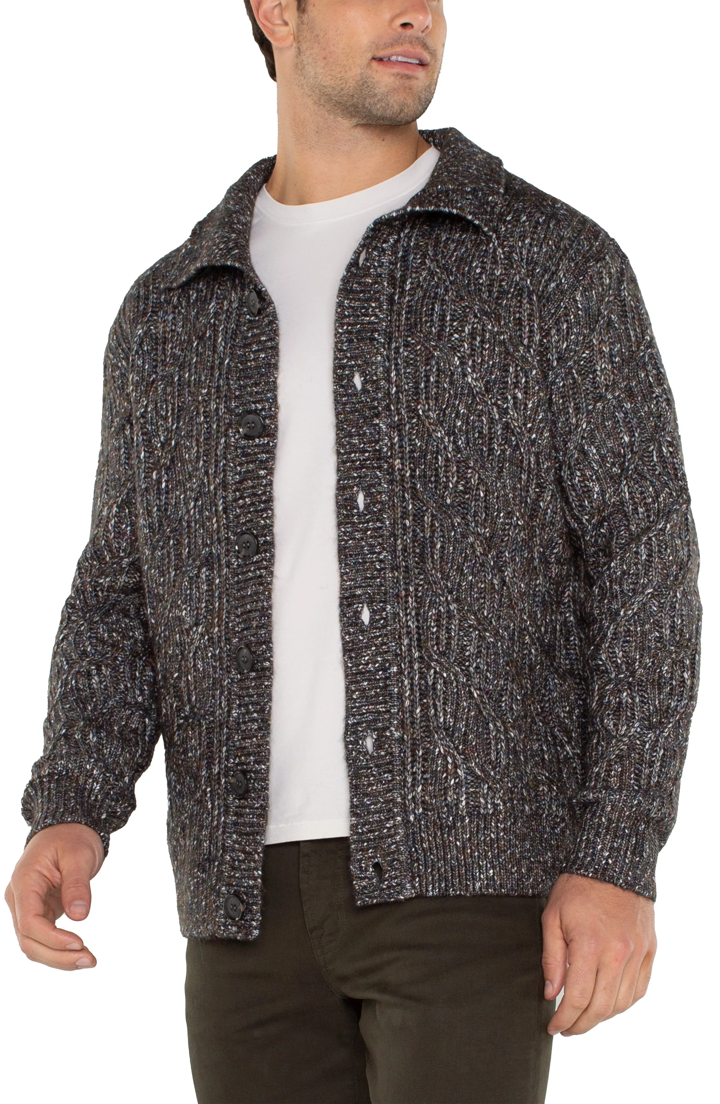 Button Cardigan Sweater