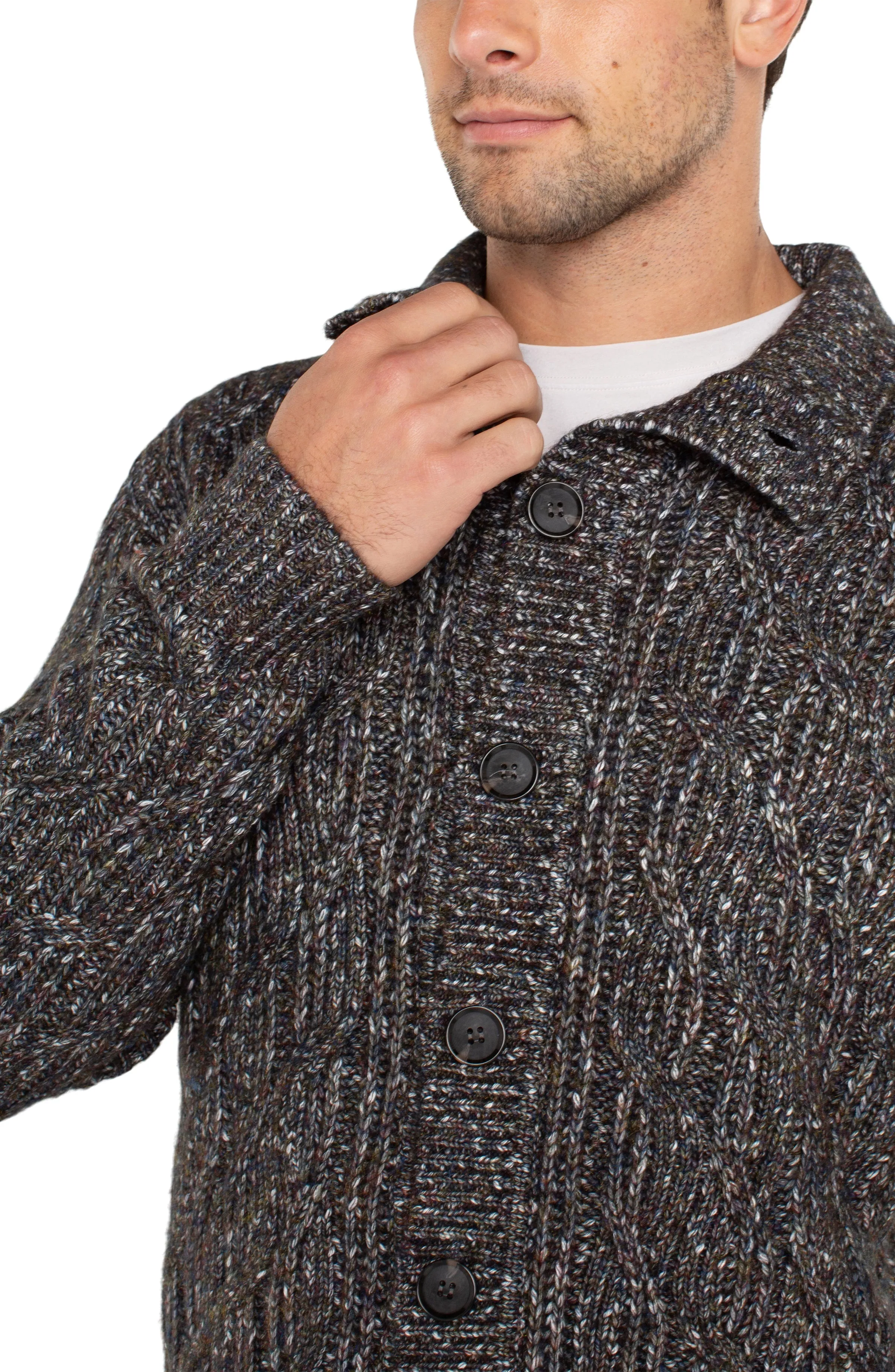 Button Cardigan Sweater