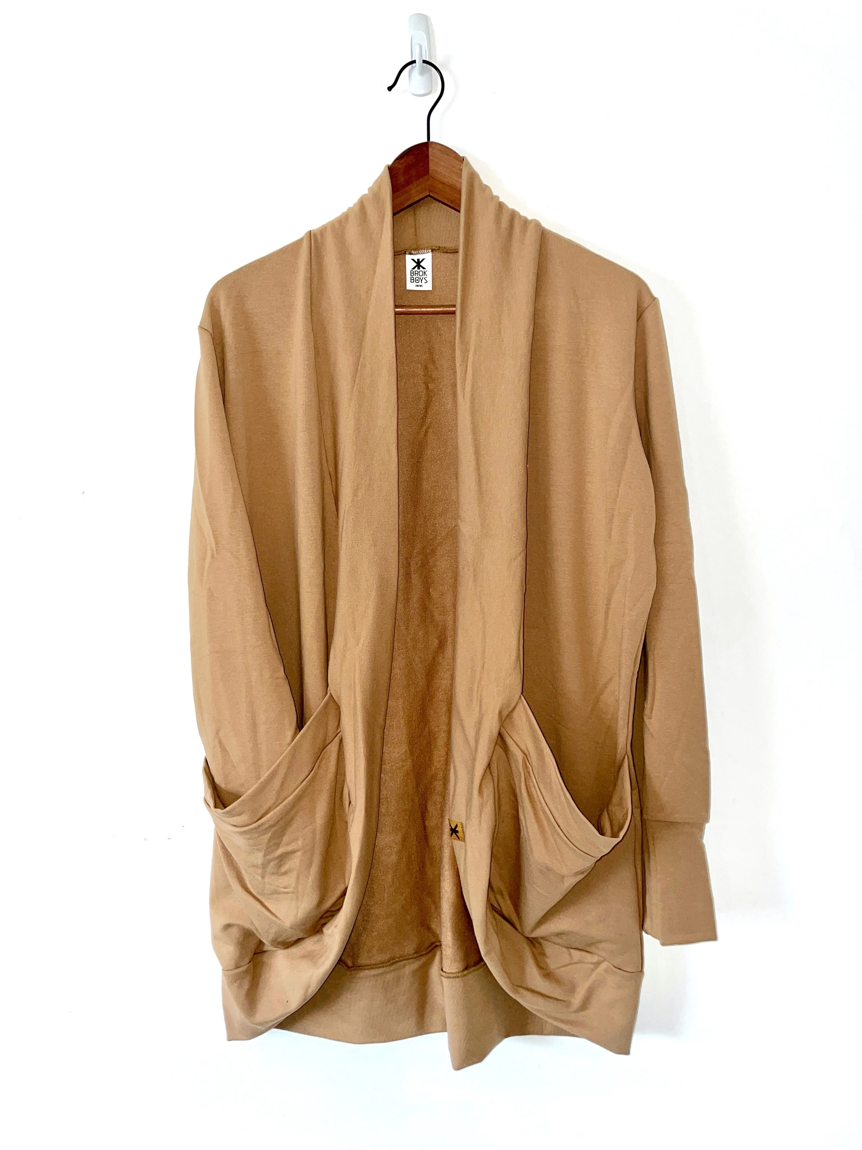Camel Bamboo Slouchy Cardigan