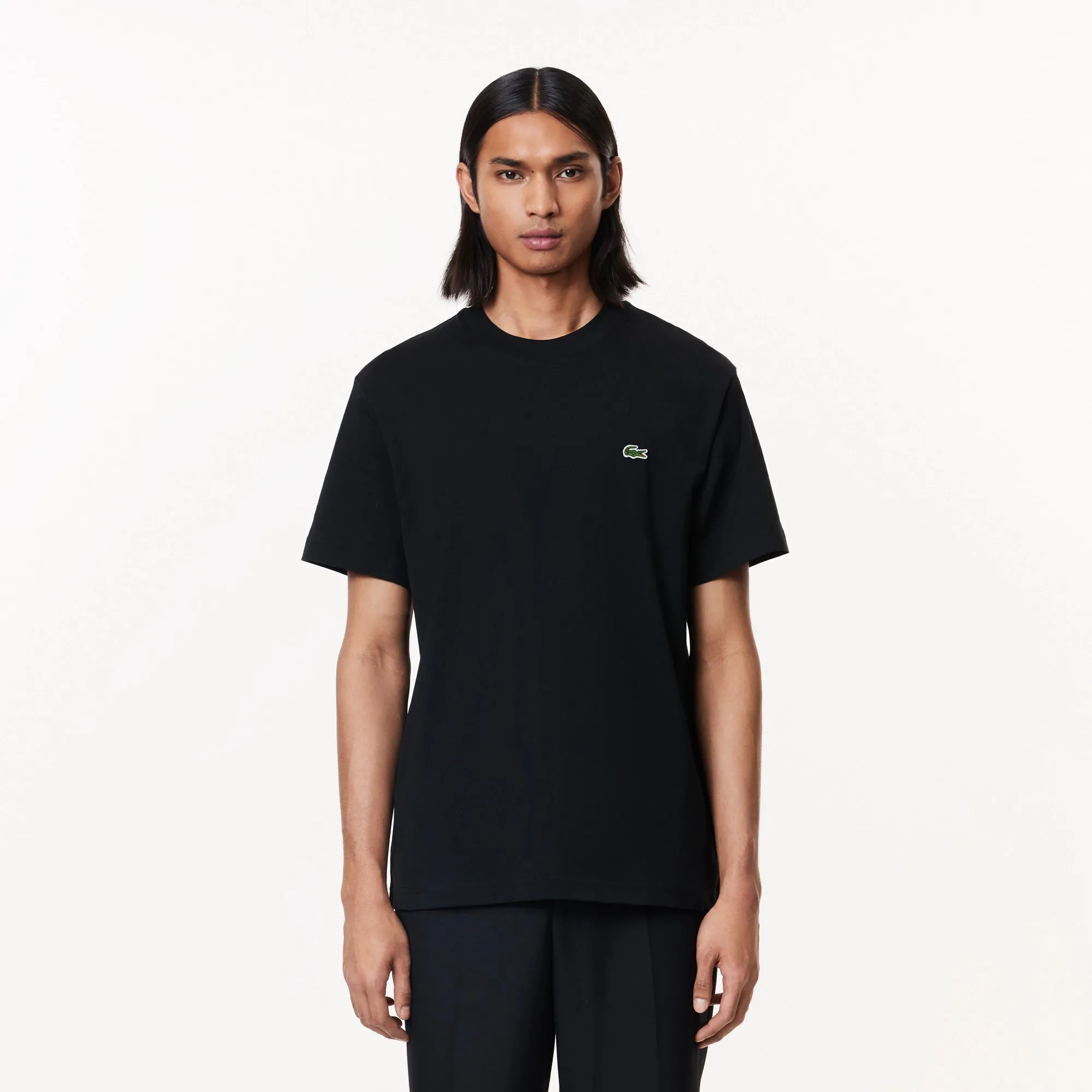 Croc Cotton T-Shirt - Black