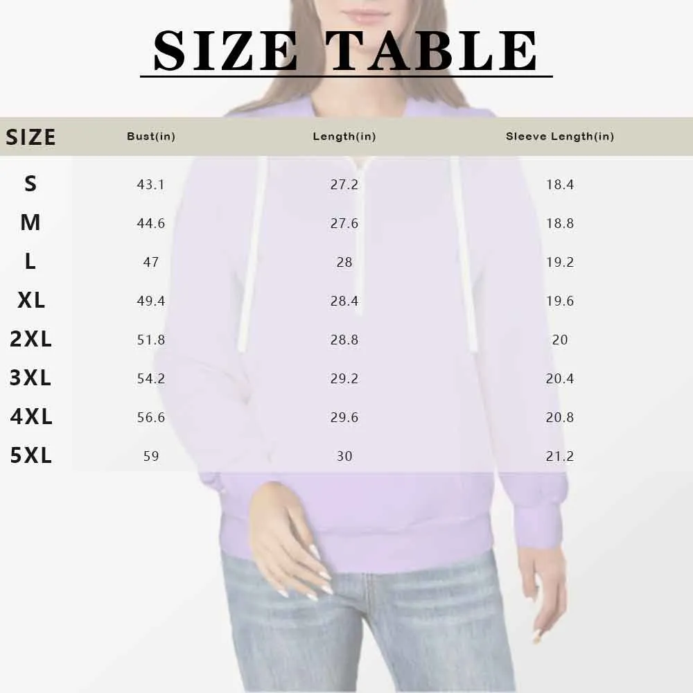 Custom Face Santa Claus Gift Christmas Women's Lapel Half Zip Pullover Drawstring Sweatshirts Fashion Outfits