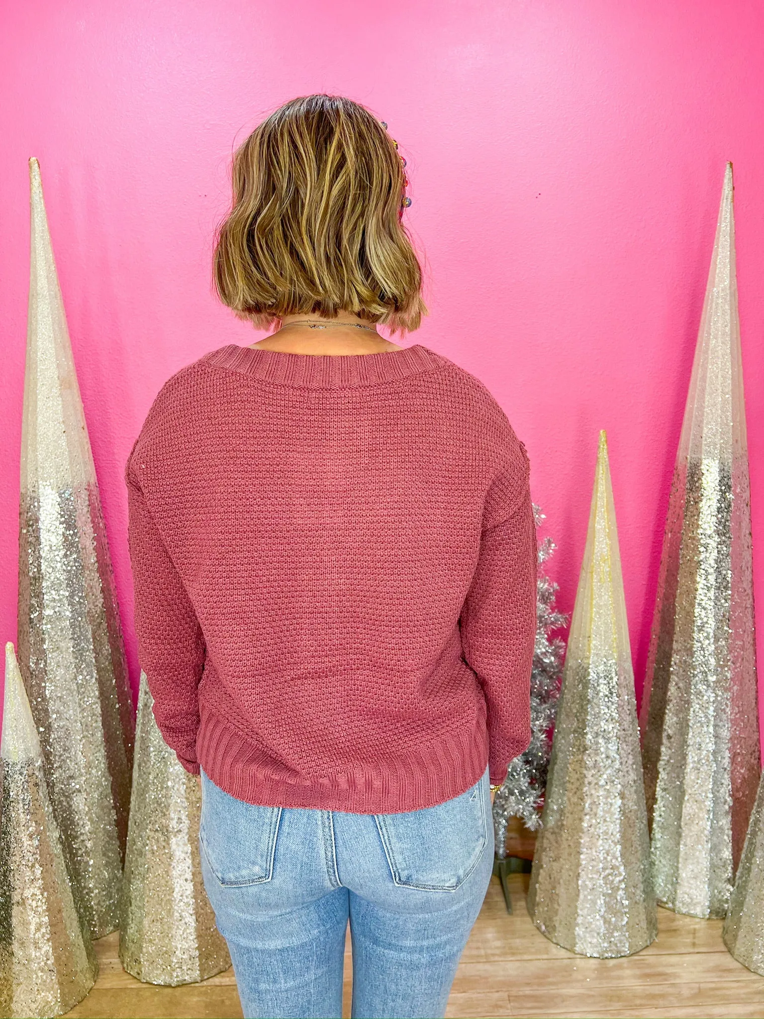 DB GiGi Cardigan - Mauve