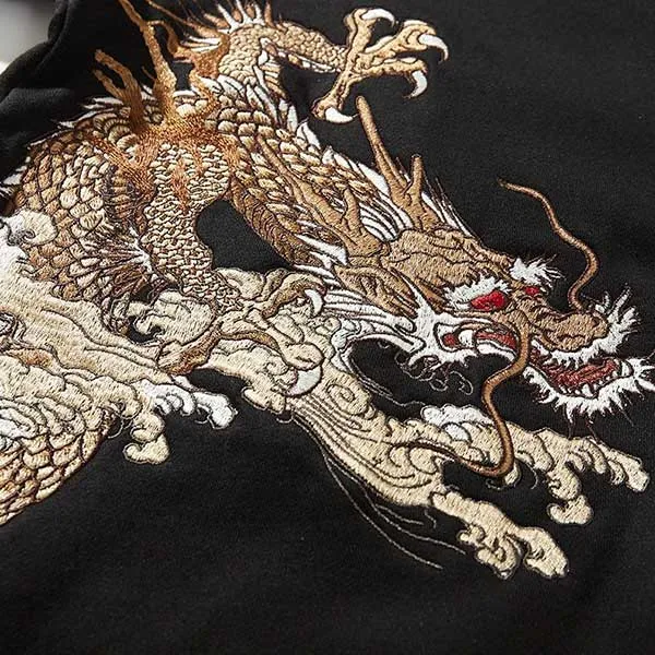 Dragon Hoodie Floral