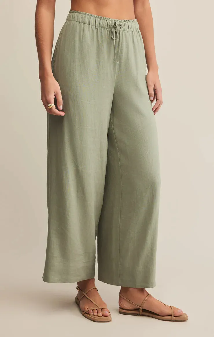 Easton Linen Pant - Avocado