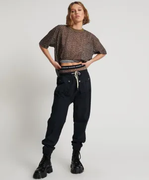 FADED BLACK CADET PANTS