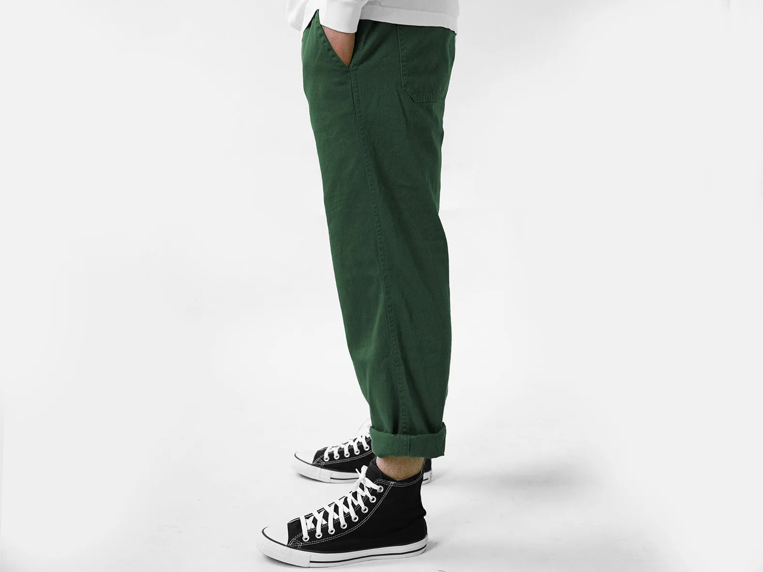 FIELD PANT. RELAXED. MYRTLE GREEN