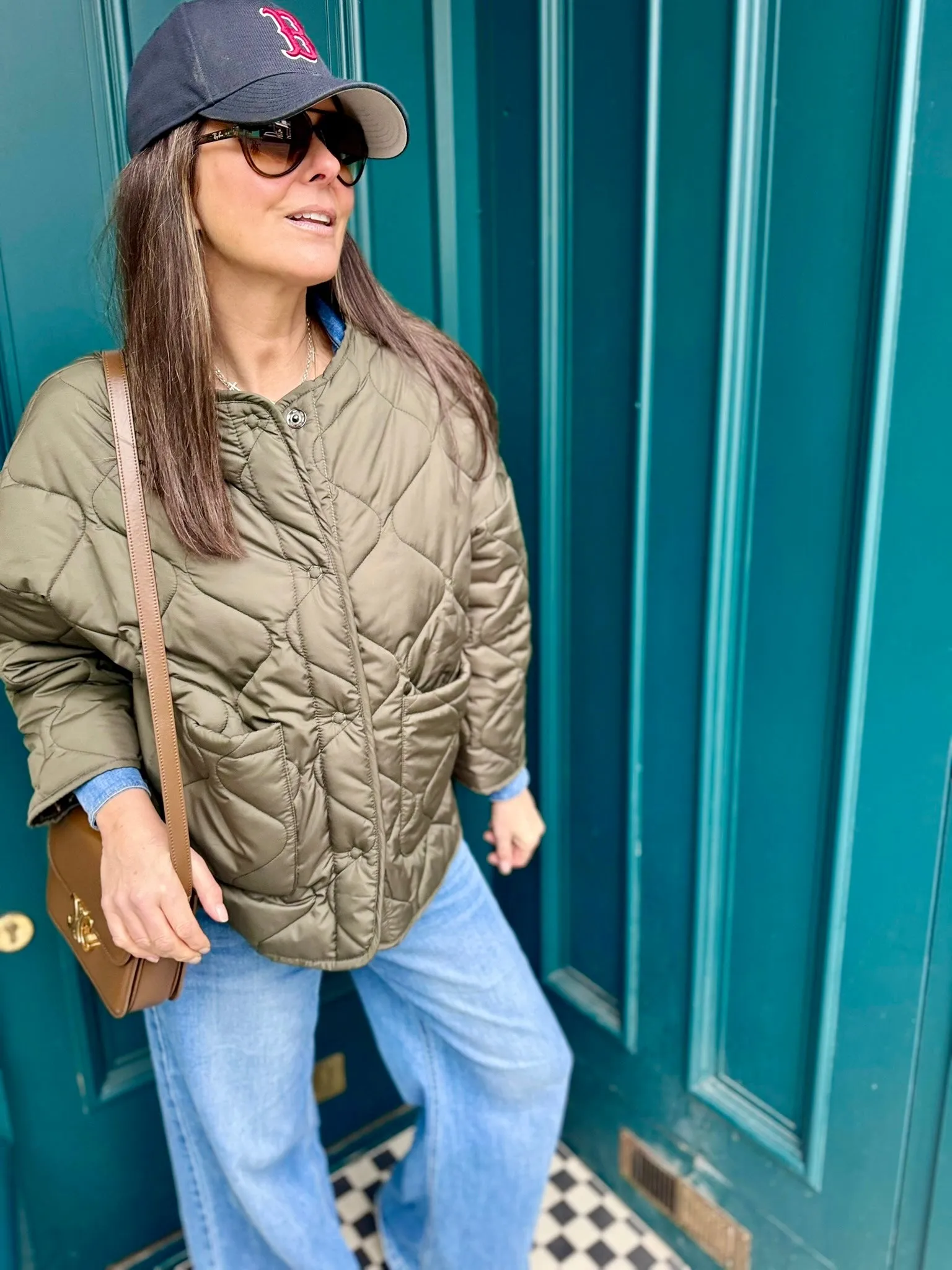 Franky Reversible Padded Jacket - Khaki