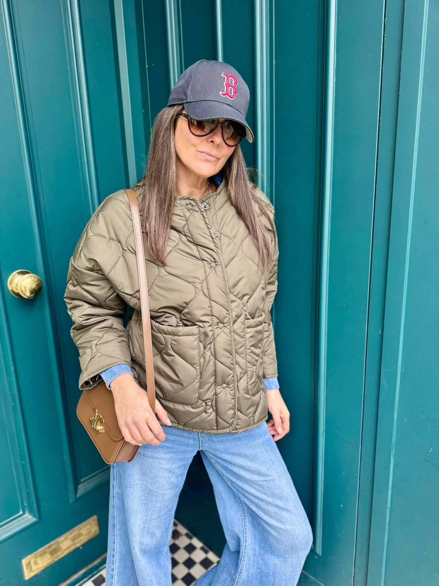 Franky Reversible Padded Jacket - Khaki