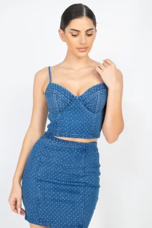 Geovan Stone Point Skirts Set