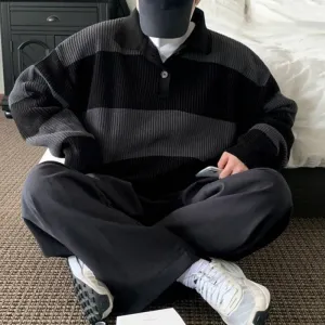 GS No. 102 Korean Stripe Knit Sweater