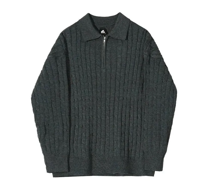 GS No. 122 Half-zip Sweater