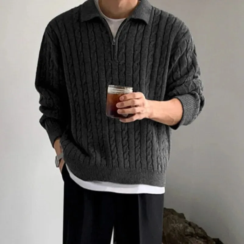 GS No. 122 Half-zip Sweater