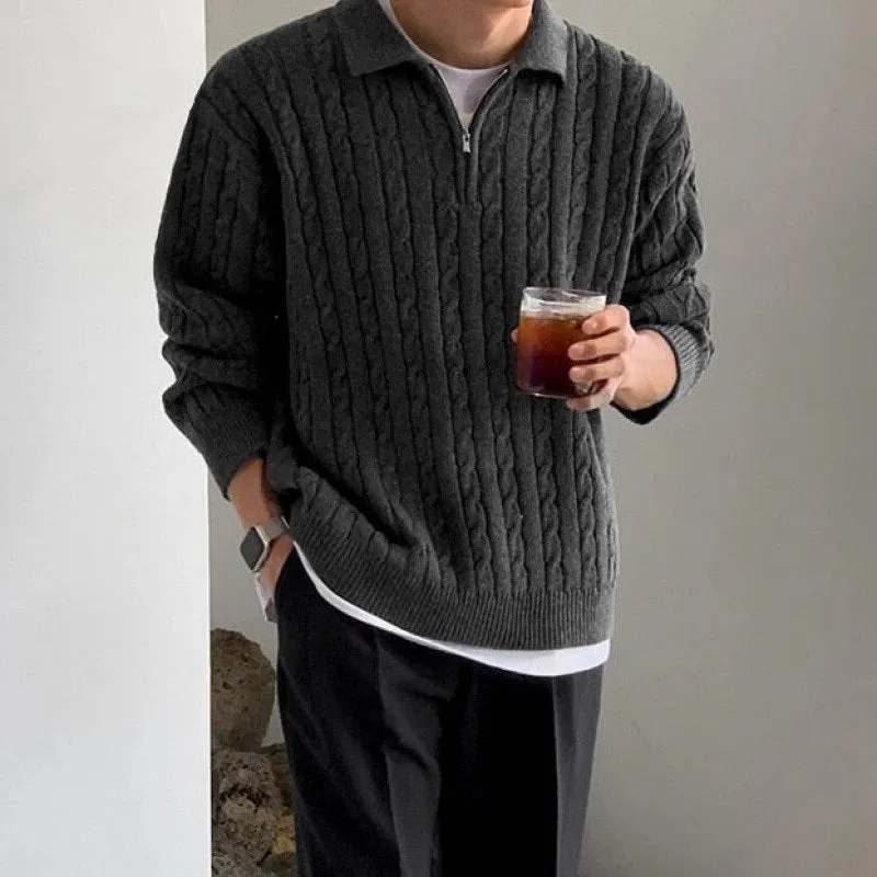 GS No. 122 Half-zip Sweater