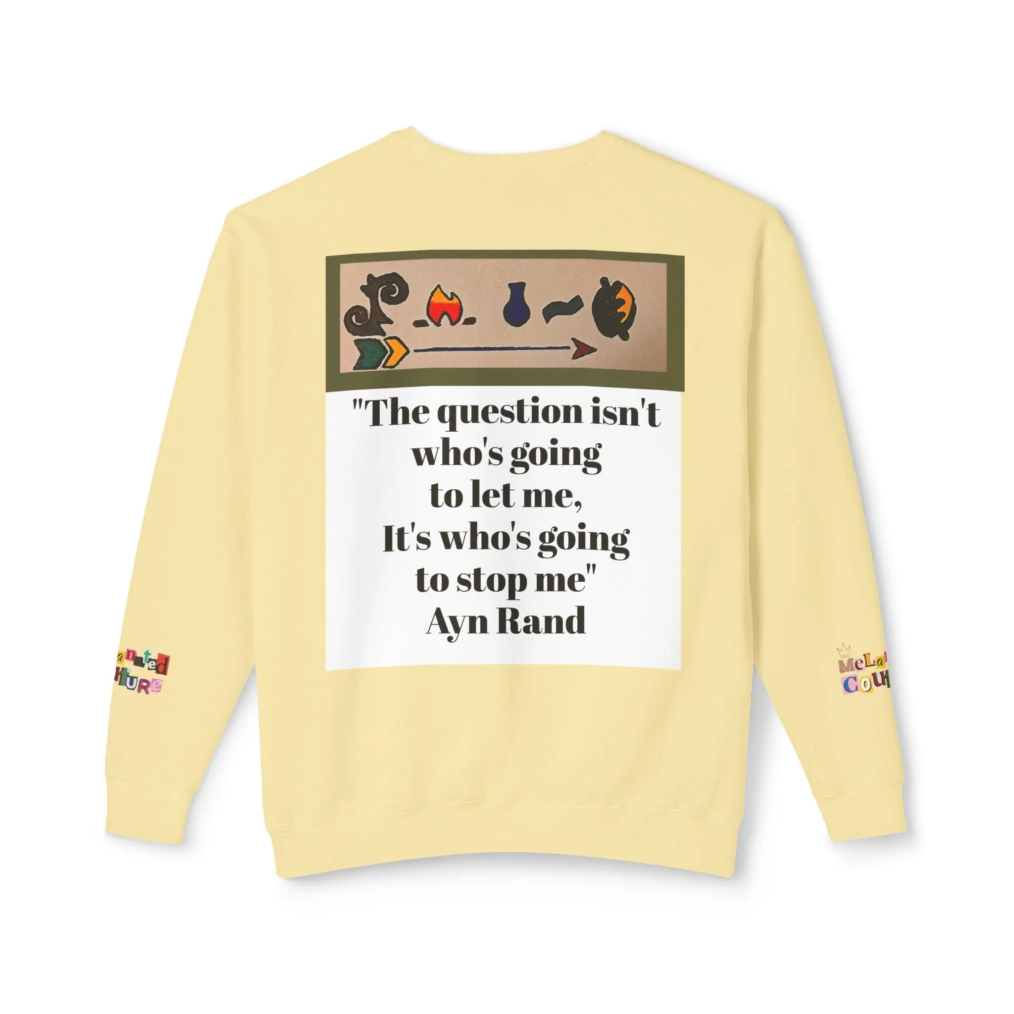 Hand-Drawn African Motif Sweatshirt - Soft and Sustainable Unisex Urban Apparel