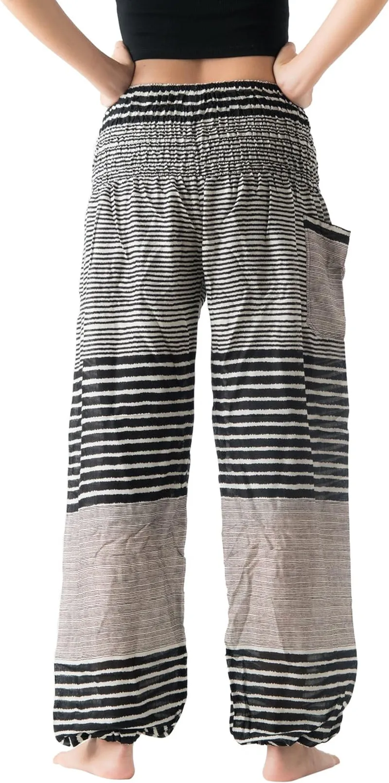 Harem Pants Women Yoga Boho Clothes with Pockets