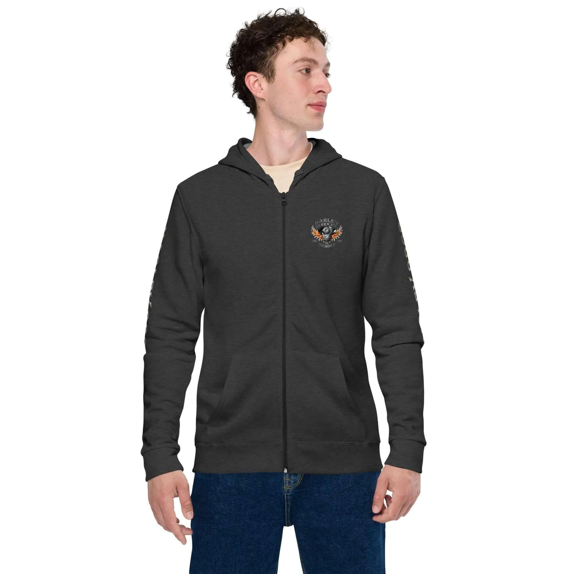 HARLEY BROS Zip Hoodie 23 MEMBER (var. colors)