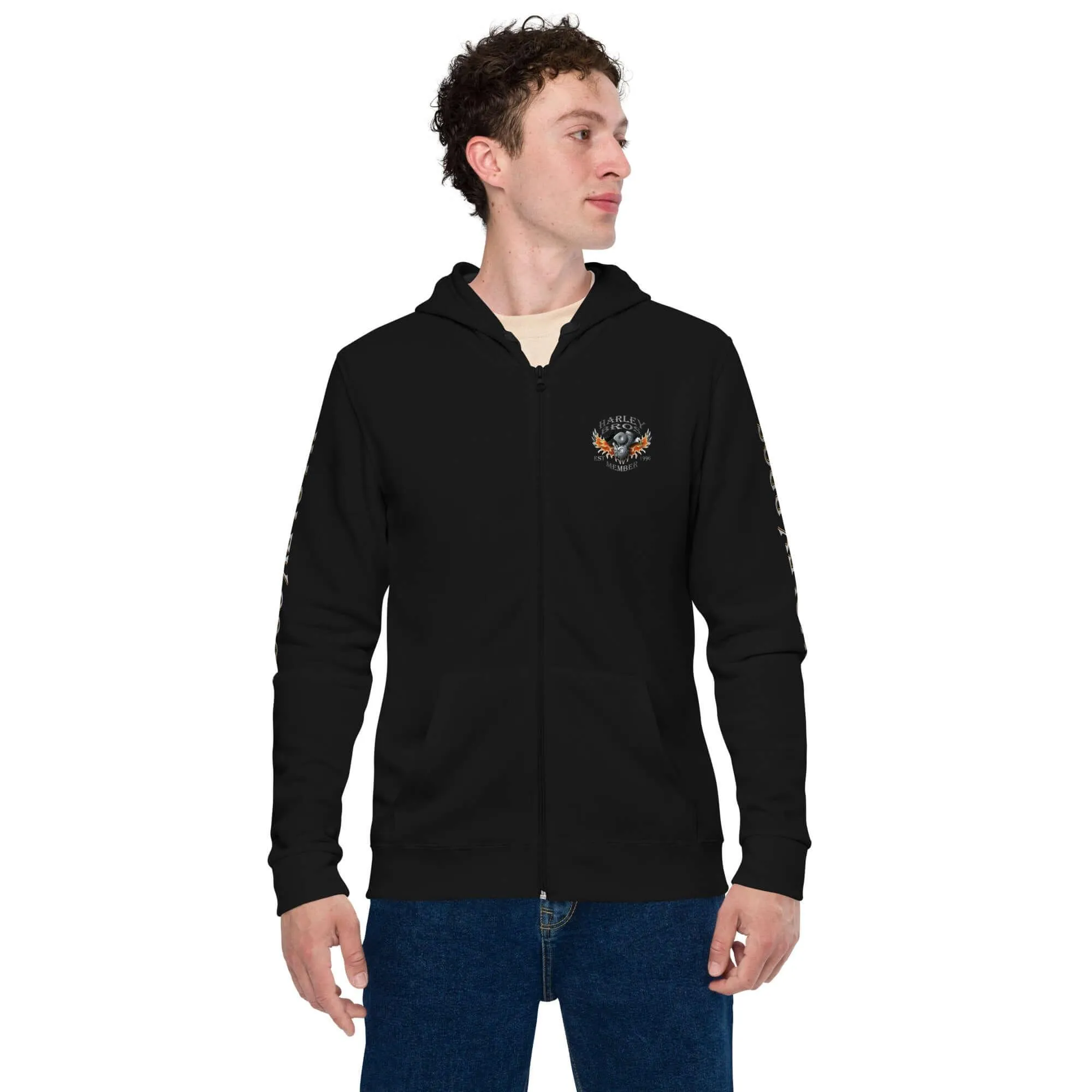 HARLEY BROS Zip Hoodie 23 MEMBER (var. colors)