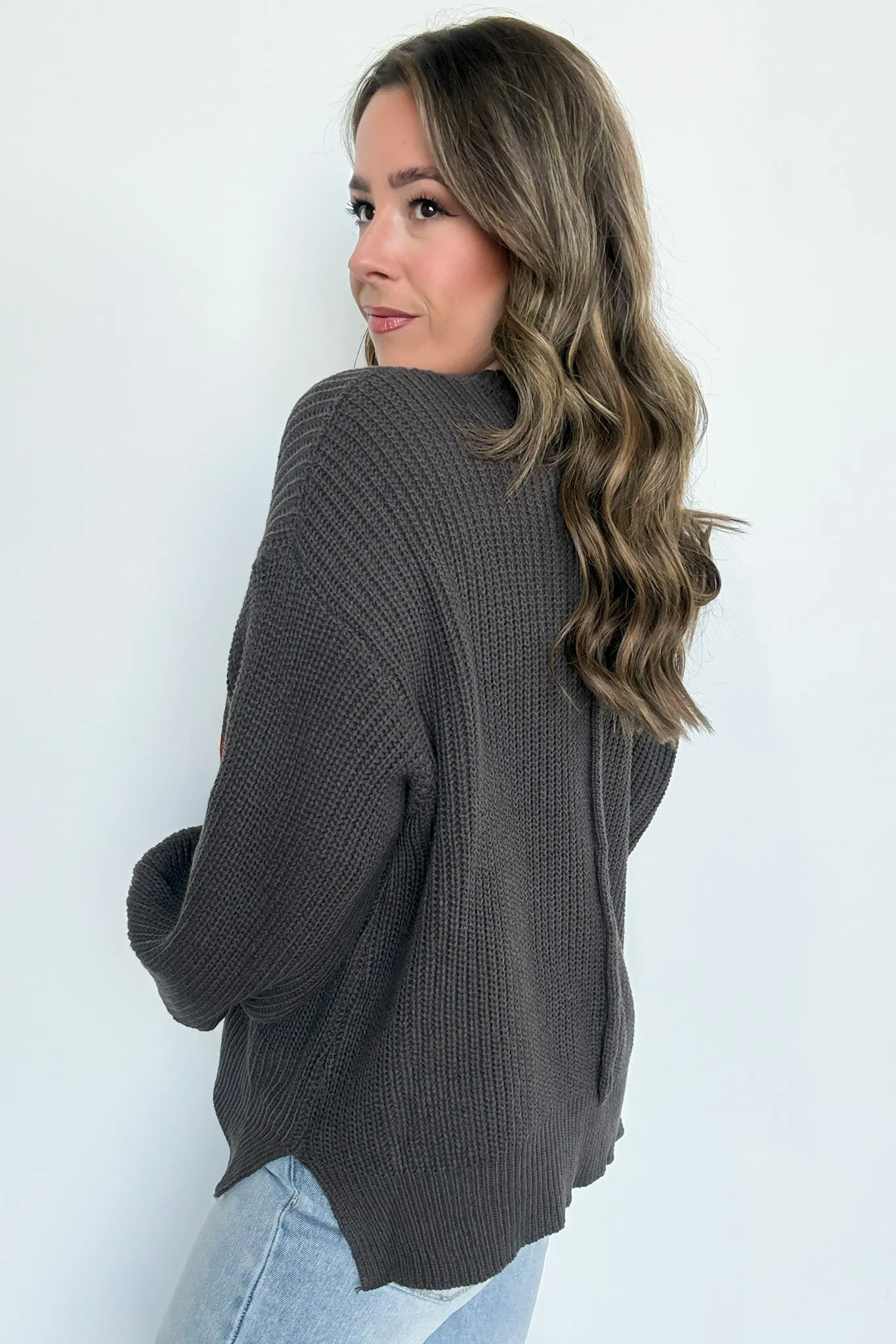 Hippie Era Patch Peace Sweater - FINAL SALE