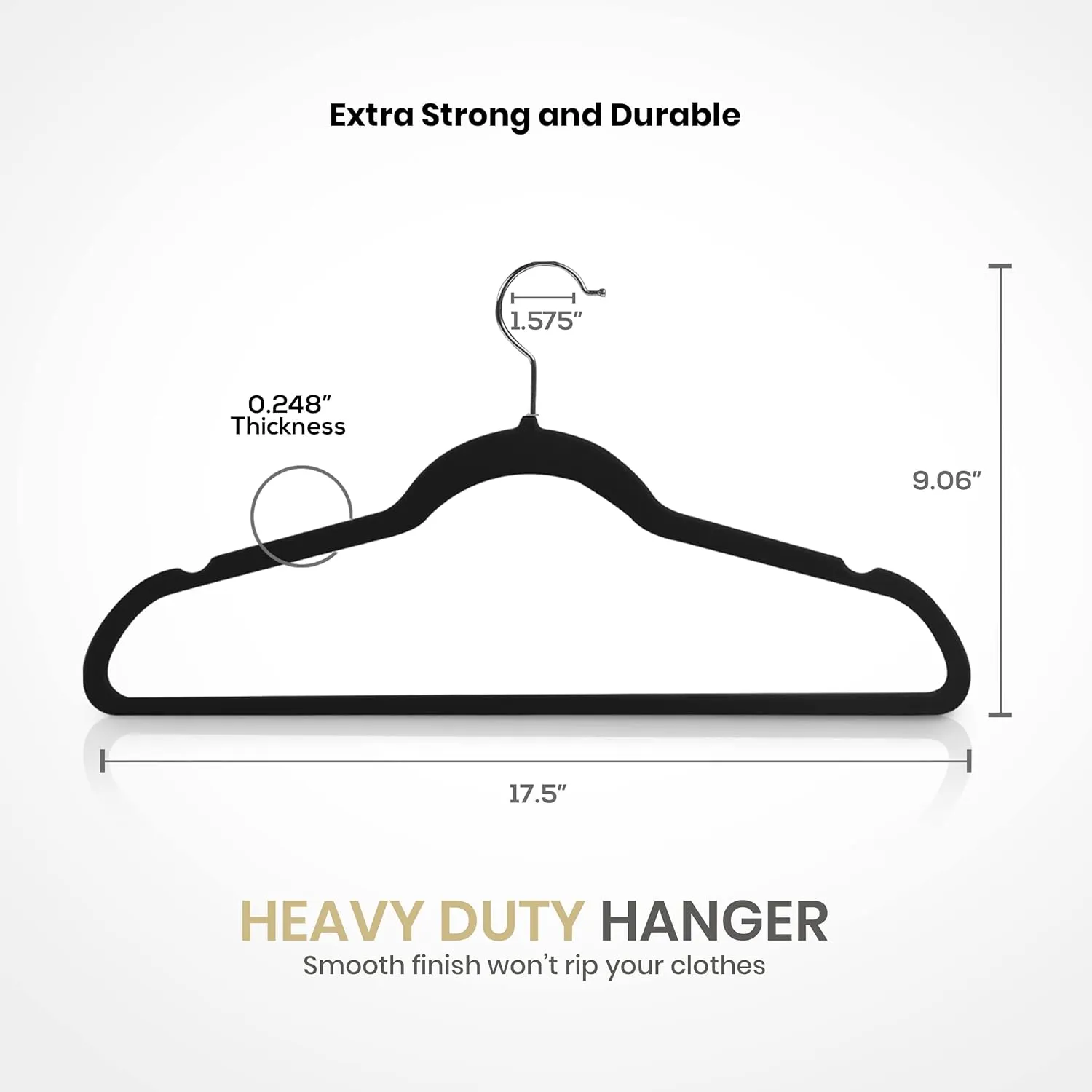 Home Velvet Hangers 50 Pack,Non-Slip Clothes Hangers,Suit Hangers with 360 Degree Rotatable Hook