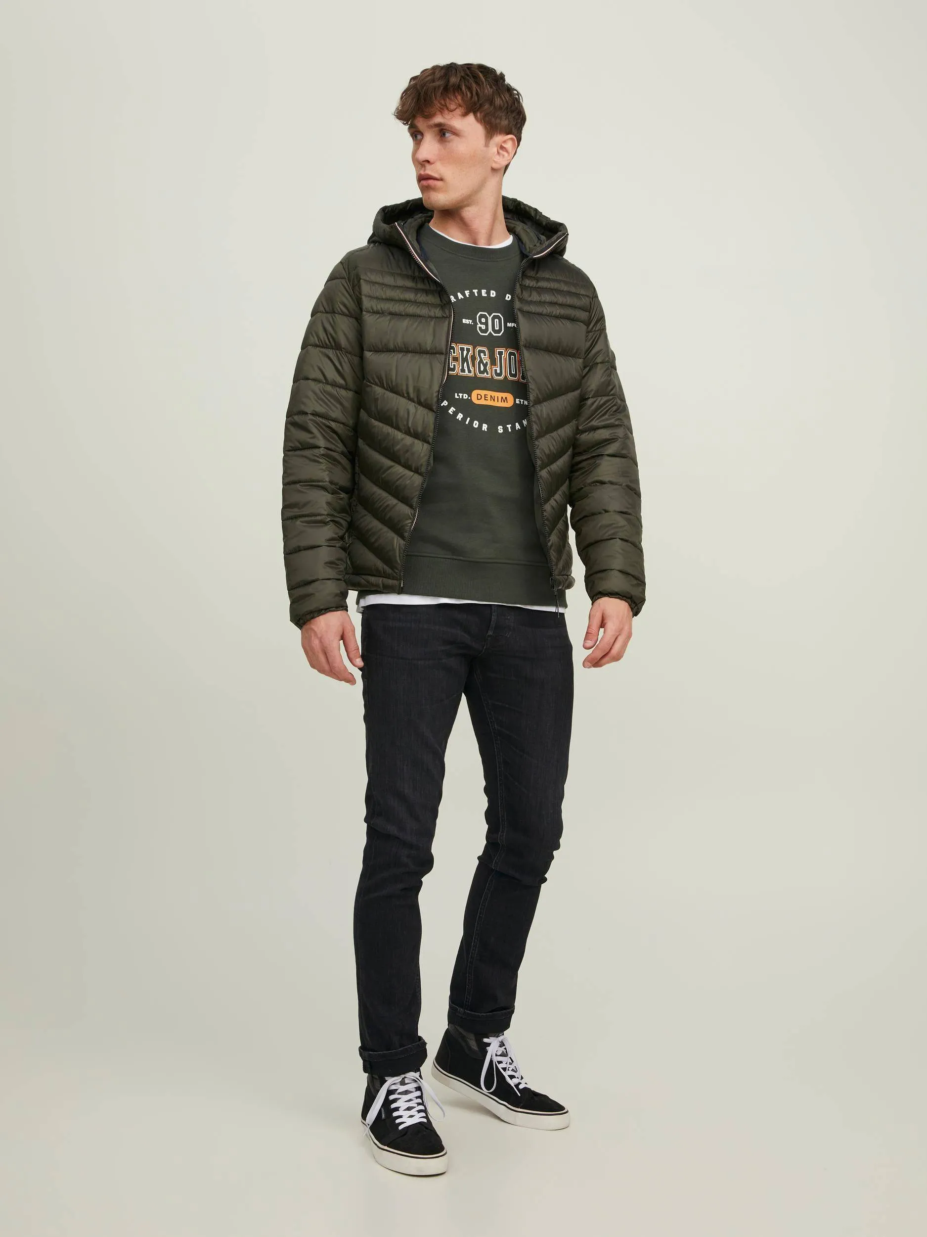 Jack & Jones JJSTAMP Sweatshirt -ROSIN