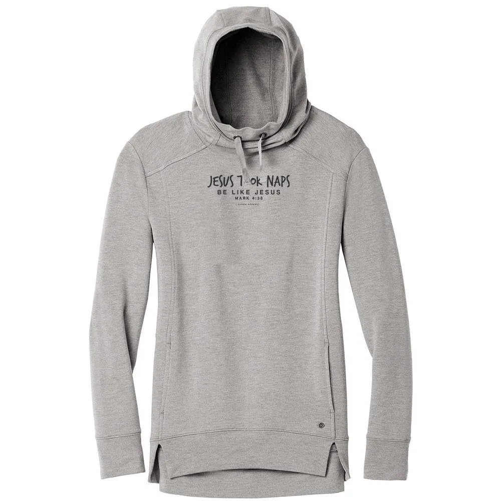 Jesus Took Naps Ladies Athletic Hoodies