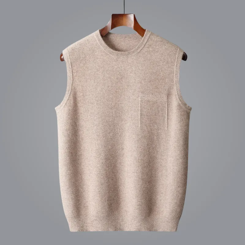 Lauro Cashmere Knit Vest
