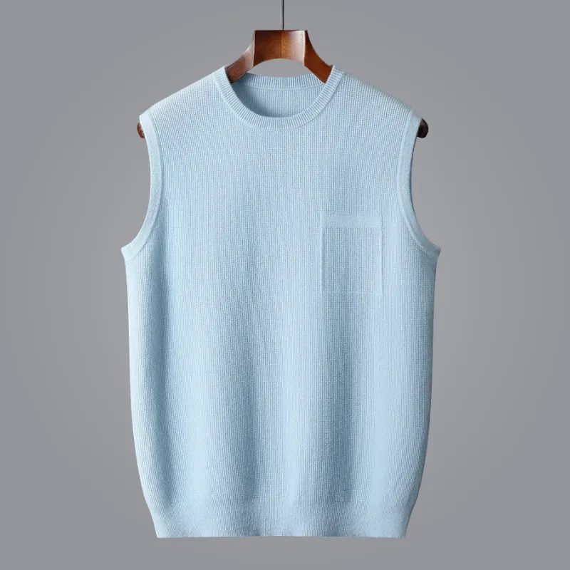 Lauro Cashmere Knit Vest