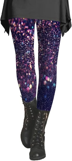 LCMTWX Workout Leggings for Women Printing Yoga Pants Slim Sweatpants Flare Yoga Pants 90 by Leggings Thick High