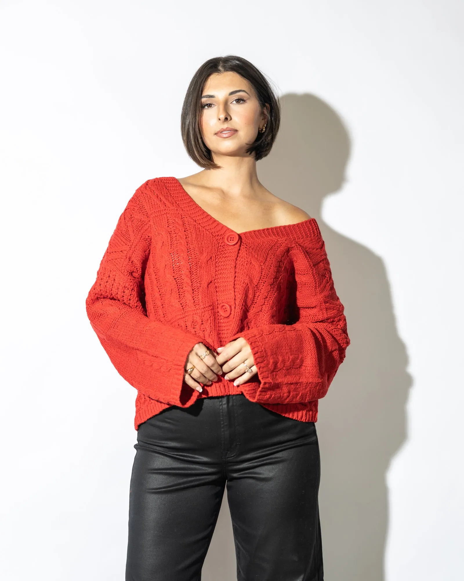 Luna Cable knit cardigan
