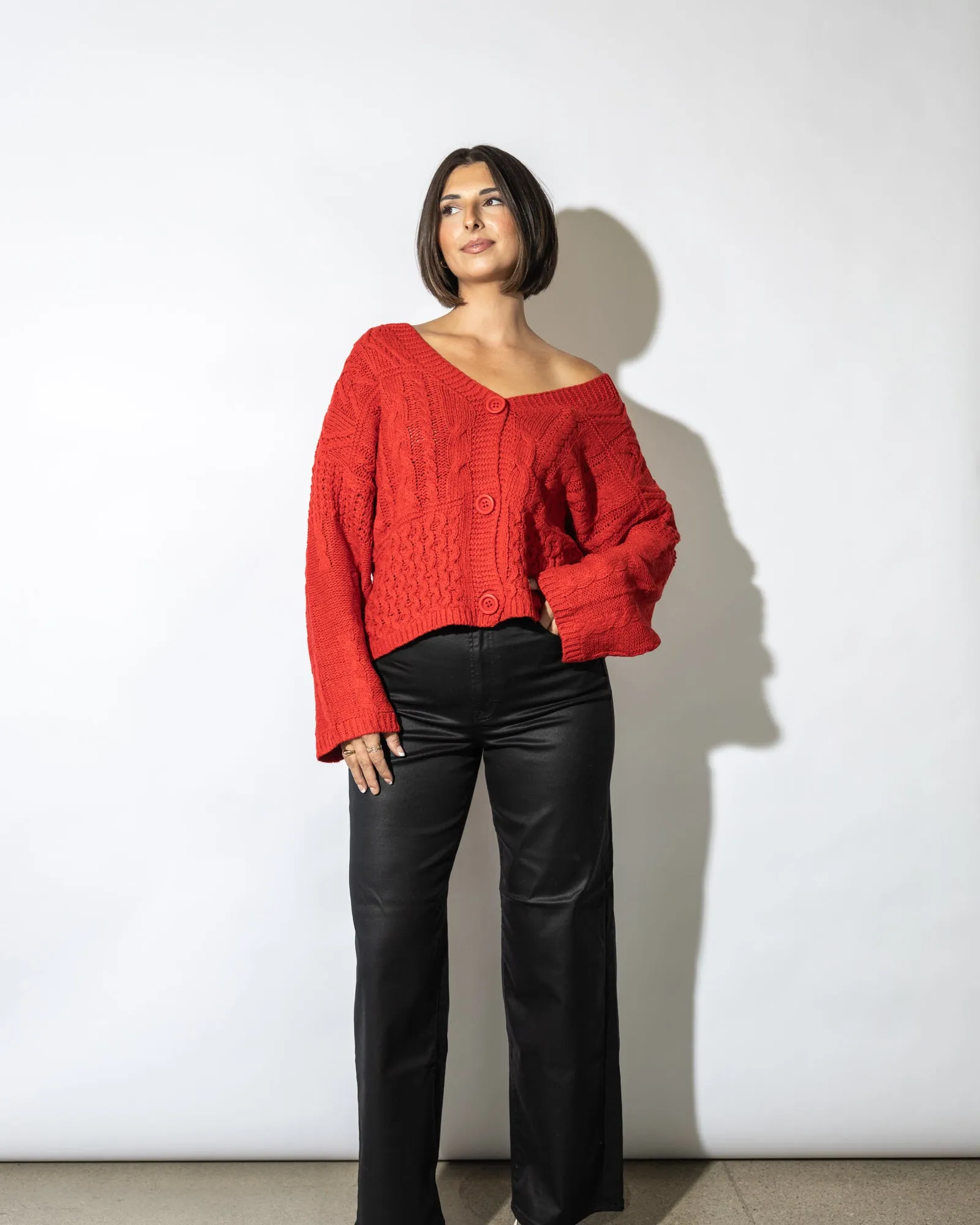 Luna Cable knit cardigan