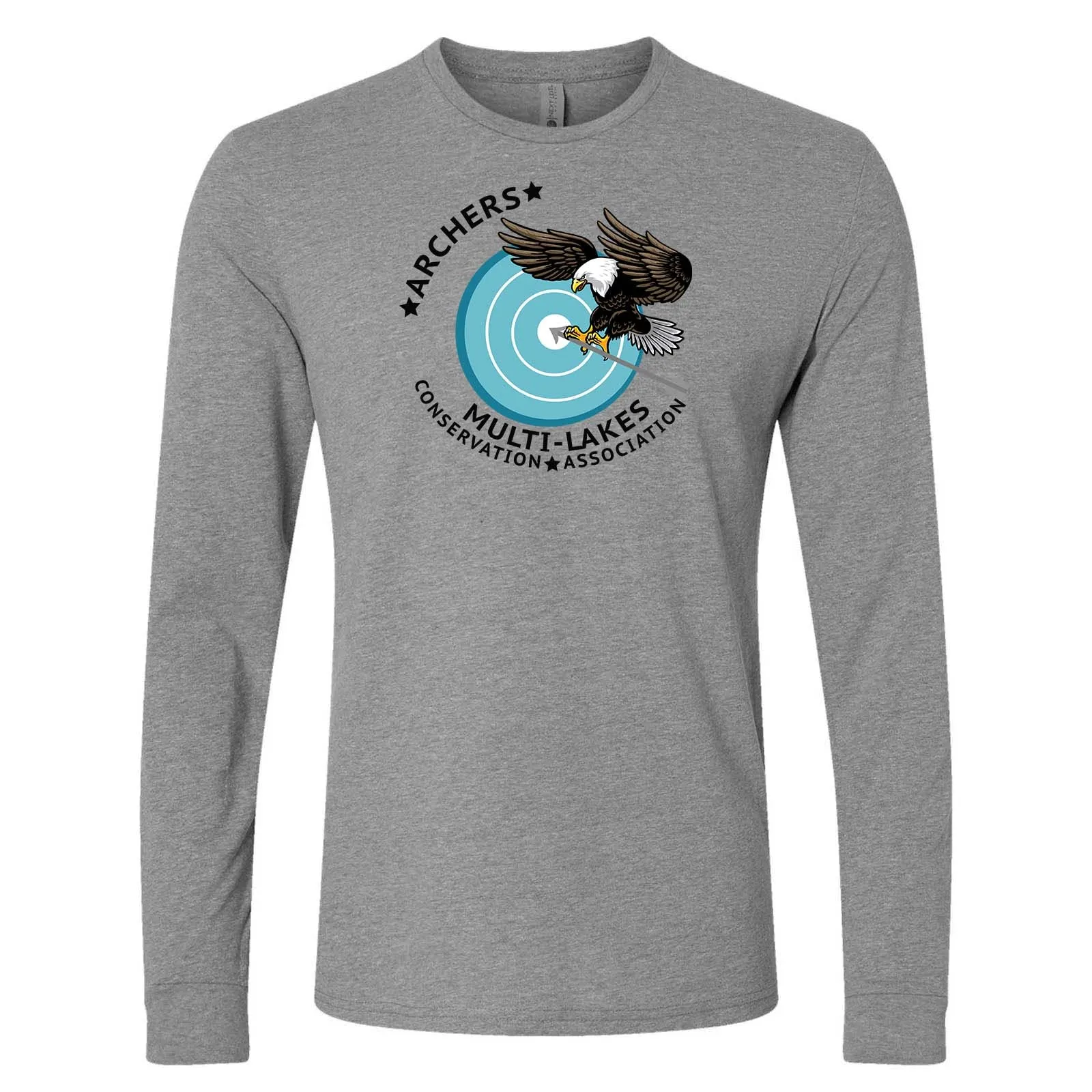 Multi-Lakes Full Printed Unisex Blended Long Sleeve T-Shirt