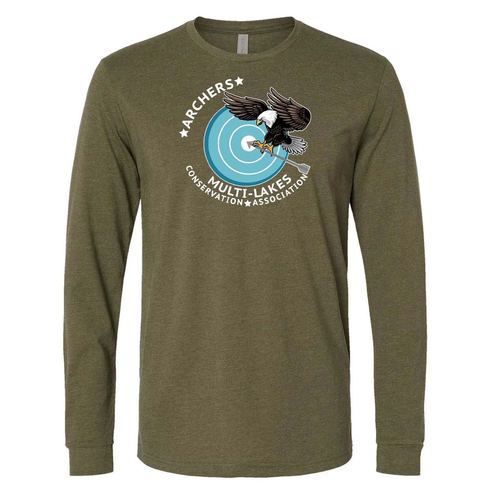 Multi-Lakes Full Printed Unisex Blended Long Sleeve T-Shirt