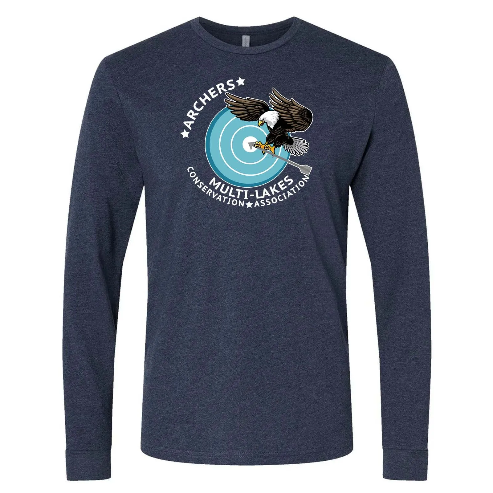 Multi-Lakes Full Printed Unisex Blended Long Sleeve T-Shirt