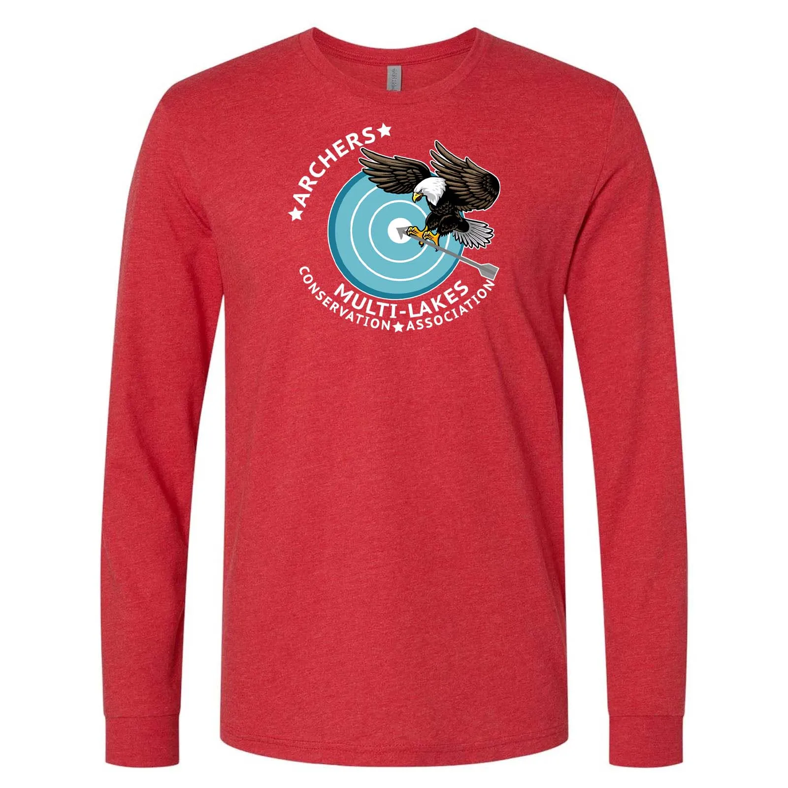 Multi-Lakes Full Printed Unisex Blended Long Sleeve T-Shirt