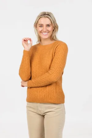 Native World Classic Cable Sweater
