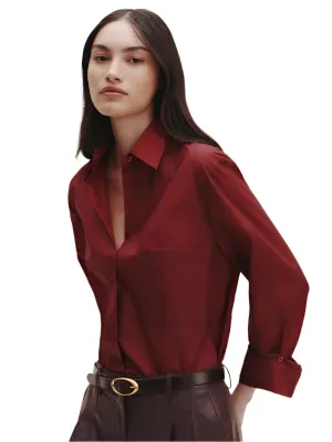 Next Morning Shirt in Burgundy