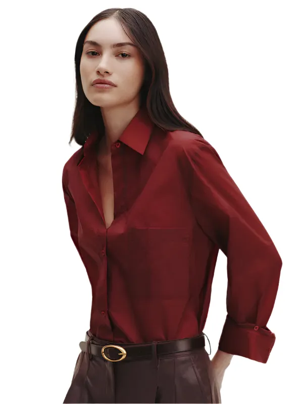 Next Morning Shirt in Burgundy