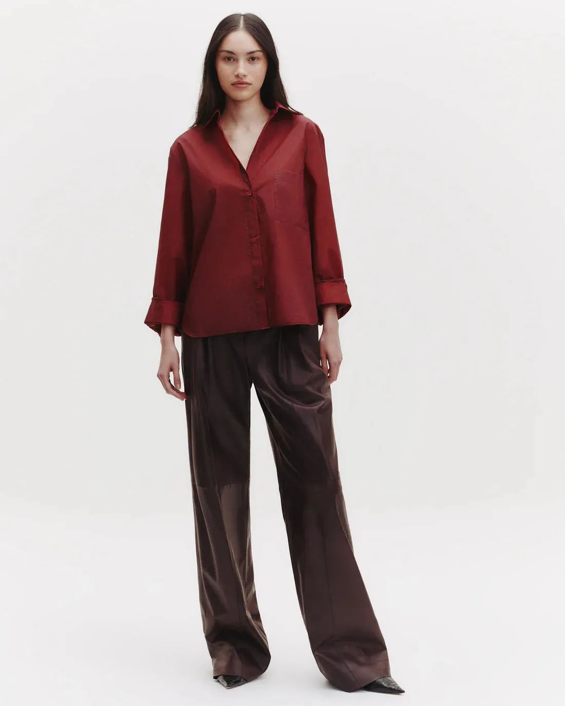 Next Morning Shirt in Burgundy