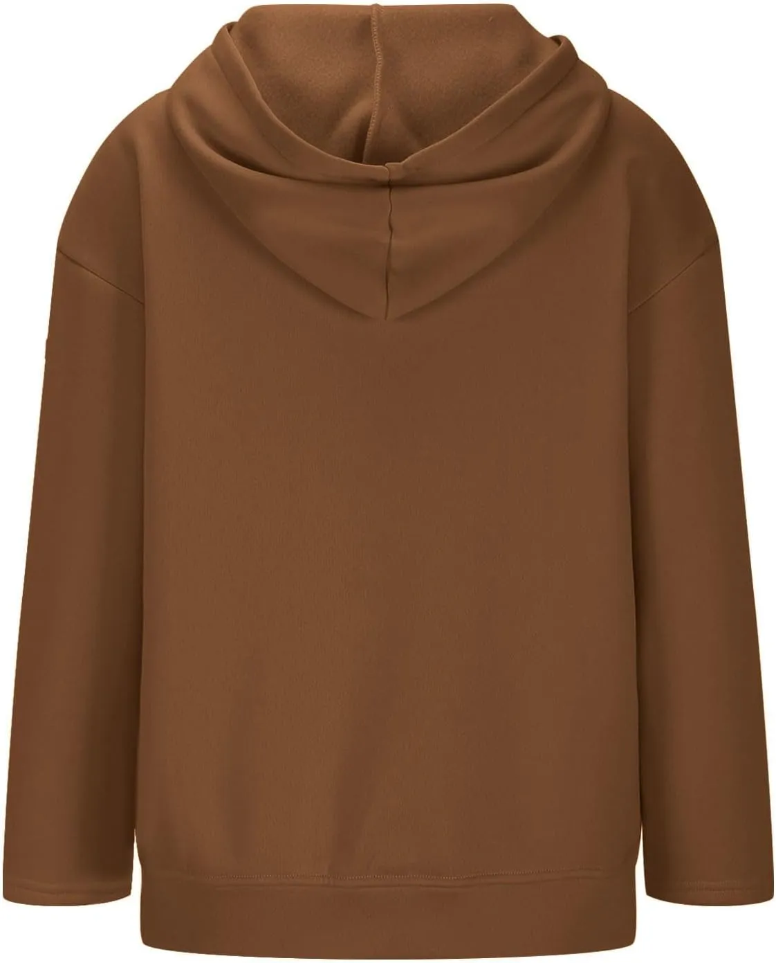 Oversized Hoodie For Womens Solid Color Sweatshirts Long Sleeve Fleece Pullover with Pocket Trendy Fall Outfits
